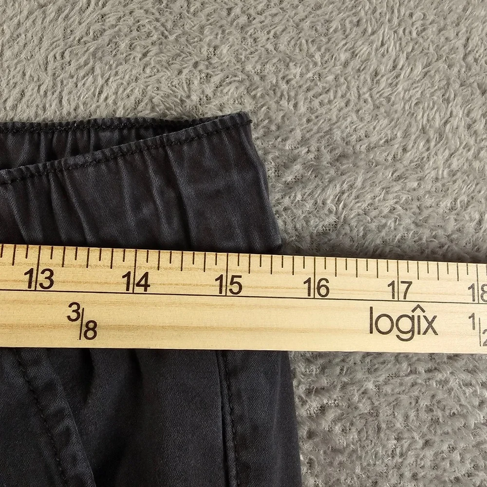 American Eagle Womens Black Utility Jogger Pants Size 14 Regular Zipper Ankle